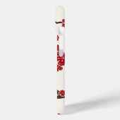 Elegante Rote Sakura Kirchenbronzern Blume Moderne Case-Mate iPhone Hülle (Rückseite / Links)