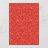 Elegante rote Schwirbel Begleitkarte (Rückseite)