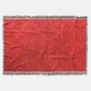 Elegante rote Spitze, nahtlose Textur Decke