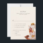 Elegante RSVP-Antwortkarte für Blumenzwiebeln im H Einladung<br><div class="desc">Dieses wunderschöne Hochzeitskartendesign besticht durch hübsche, im Herbst florale Aquarellbilder mit schlichter und eleganter Typografie. Dieses zeitlose Design ist eine ausgezeichnete Wahl für viele Arten von Veranstaltungen, von klassisch bis rustikal. Pair es mit der koordinierenden Einladung Hochzeit, danke Karte, und Tag-of-Accessoires. Weitere Informationen finden Sie in der Auflistung ... ...</div>