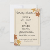 Elegante RSVP Card - Olive Green Wedding Suite 202 (Vorderseite)