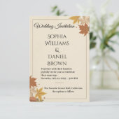 Elegante RSVP Card - Olive Green Wedding Suite 202 Karte (Stehend Vorderseite)