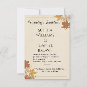Elegante RSVP Card - Olive Green Wedding Suite 202 Karte