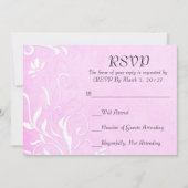 Elegante RSVP Karte (Vorderseite)