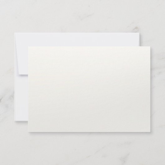 Elegante RSVP-Karte für Weißes Cream Herz RSVP Karte (Rückseite)