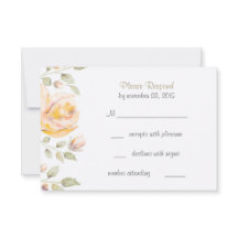 Elegante RSVP-Karten für Hochzeiten im Wasser
