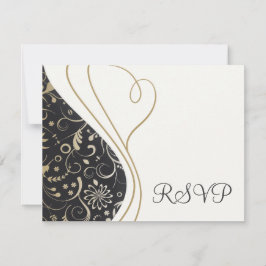 Elegante RSVP-Karten RSVP Karte