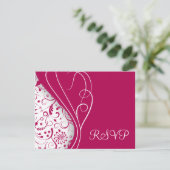 Elegante RSVP-Karten RSVP Karte (Stehend Vorderseite)