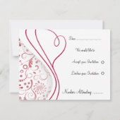 Elegante RSVP-Karten RSVP Karte (Rückseite)