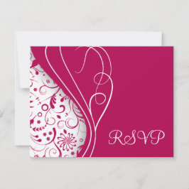 Elegante RSVP-Karten RSVP Karte