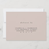 Elegante RSVP - St. Augustine Save The Date (Rückseite)
