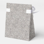 Elegante Ruby Red & Funkelnd Silver Rings Wedding Geschenkschachtel (Rückseite)