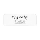 Elegante Rücksendeadresse (Vorne)