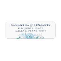 Elegante Rücksendeadresse