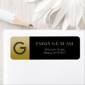 Elegante Rücksendeadresse an der Riviera (Insitu)