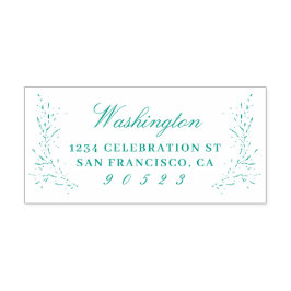 Elegante Rücksendeadresse für den Namen von Skript Permastempel