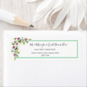 Elegante Rücksendeadresse für Hochzeiten im Wasser (Insitu)