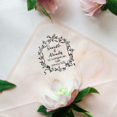 Elegante Rücksendeadresse Gummistempel