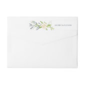 Elegante Rücksendeadresse im Mittelsommer (Rückseite)