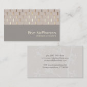 Elegante Ruhe Zen Moderne Visitenkarte (Vorne/Hinten)