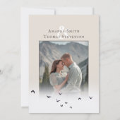 Elegante, ruhige Landschaft Einladung (Rückseite)