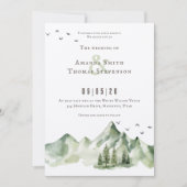 Elegante, ruhige Landschaft Einladung (Vorderseite)