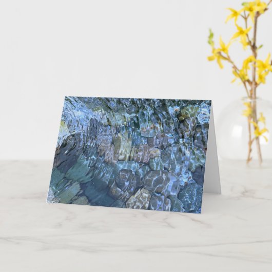 Elegante, ruhige Szene Karte (Gelbe Blume)