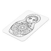 Elegante Russian Doll Magnet (Linke Seite)