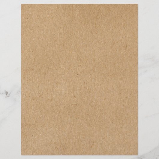 Elegante Rustic Kraft Hochzeitsplanung (Rückseite)