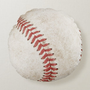 Elegante rustikale Abbildung Baseball Player Moder Rundes Kissen