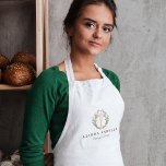 Elegante Rustikale Bäckerei Whisk Logo Erwachsene  Schürze<br><div class="desc">Einfach,  sauber und minimalistisch Schürze Design mit unseren eleganten und rustikalen Bäckereien Whisk Design mit Laubäumen umrahmt das Whisk. Eine schlichte und stilvolle Schürze für Zuhause-Bäcker,  Bäckerei,  Unternehmer-Bäcker,  Koch,  Catering und vieles mehr. Alle Kunstwerke und Logos sind handgezeichnet Originalkunstwerke von Moodthology.</div>