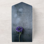 Elegante rustikale Blumen Alles in einer Hochzeit  All In One Einladung (Außenbereich)