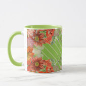 Elegante rustikale Blumenküche Tasse (Links)