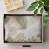 Elegante rustikale Blütenschmetterlinge Vintage De Seidenpapier (Geschenk)