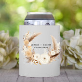 Elegante rustikale Boho Chic Floral Wedding Modern Dosenkühler