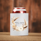 Elegante rustikale Boho Chic Floral Wedding Modern Dosenkühler