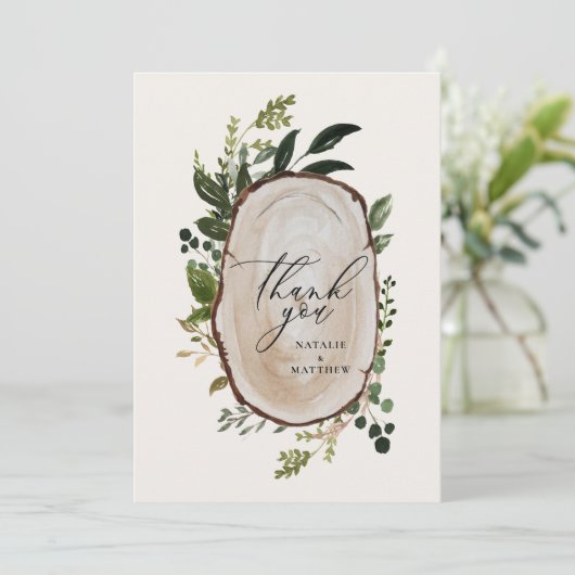 Elegante rustikale botanische Vegetation Danke chi (Stehend Vorderseite)