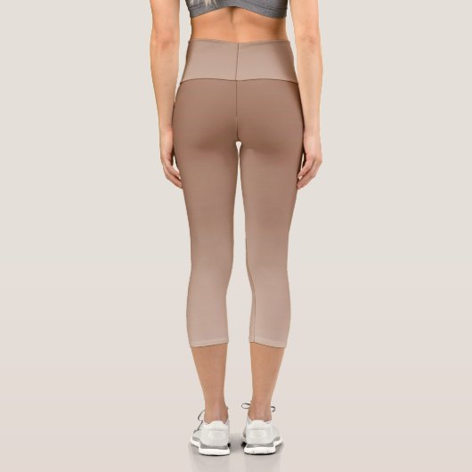 Elegante Rustikale Bronze Highlights Leggings Loca (Rückseite)