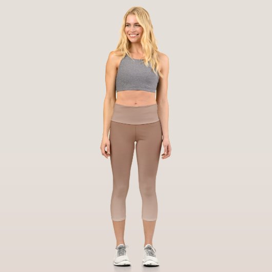 Elegante Rustikale Bronze Highlights Leggings Loca (Vorderseite)
