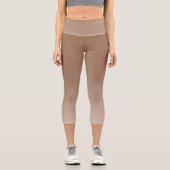 Elegante Rustikale Bronze Highlights Leggings Loca (Vorderseite)