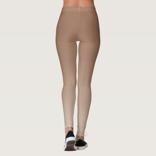 Elegante Rustikale Bronze Leggings (Rückseite)