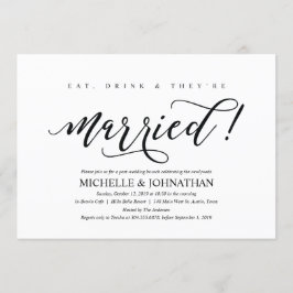 Elegante rustikale einladung