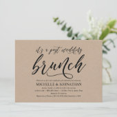 Elegante rustikale einladung (Stehend Vorderseite)