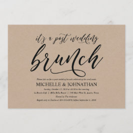 Elegante rustikale einladung