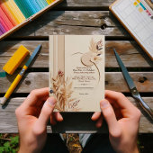 Elegante rustikale Einladung zur Hochzeit