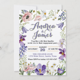 Elegante Rustikale Engagement Party Einladung