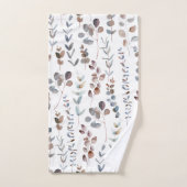 Elegante Rustikale Eukalyptus-Blätter Badhandtuch Set (Handtuch)