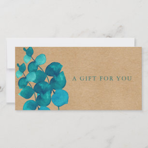 Elegante rustikale Eukalyptus-Blätter Geschenkguts