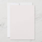 Elegante rustikale Eukalyptus-Blätter Hochzeit Save The Date (Rückseite)