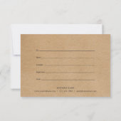 Elegante rustikale Eukalyptus-Geschenkgutschein (Rückseite)